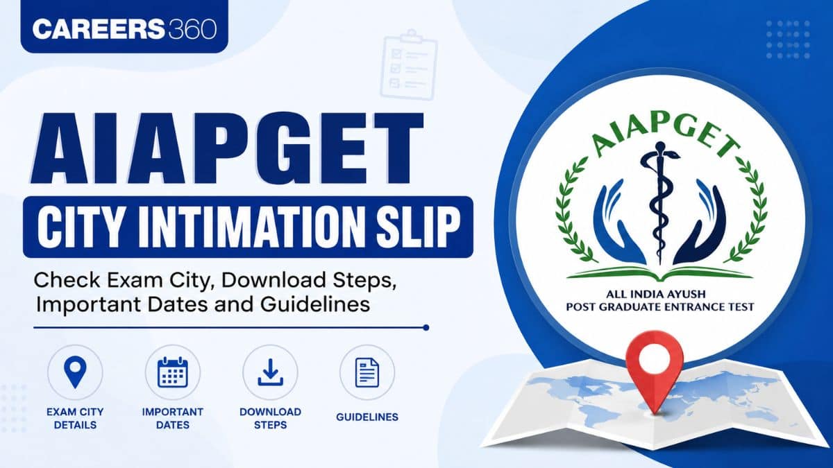 AIAPGET City Intimation Slip 2026: Check Exam City, Download Link & Steps
